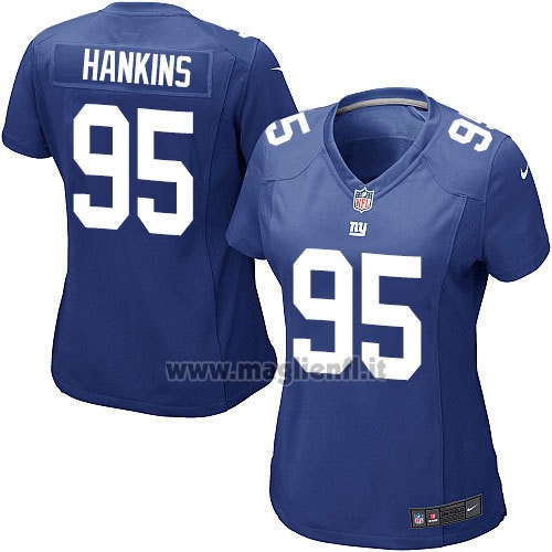 Maglia NFL Game Donna New York Giants Hankins Blu